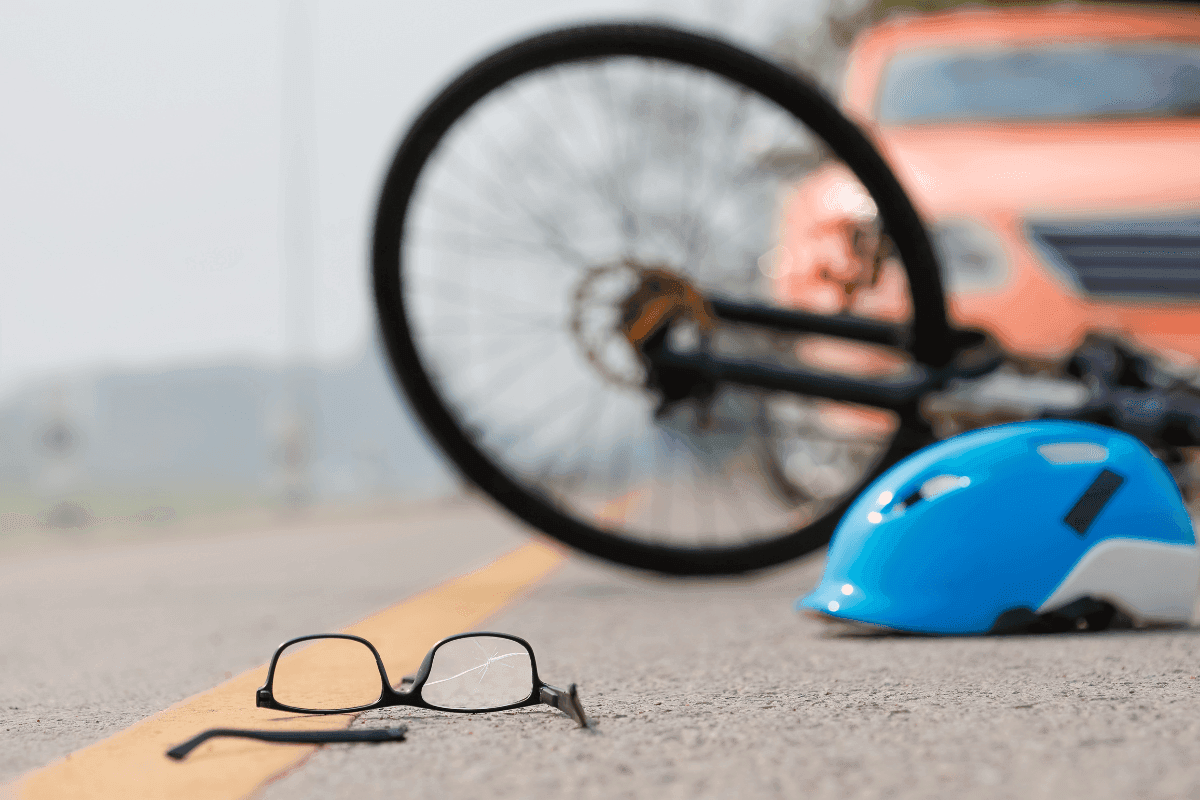 Fietser aangereden op straat